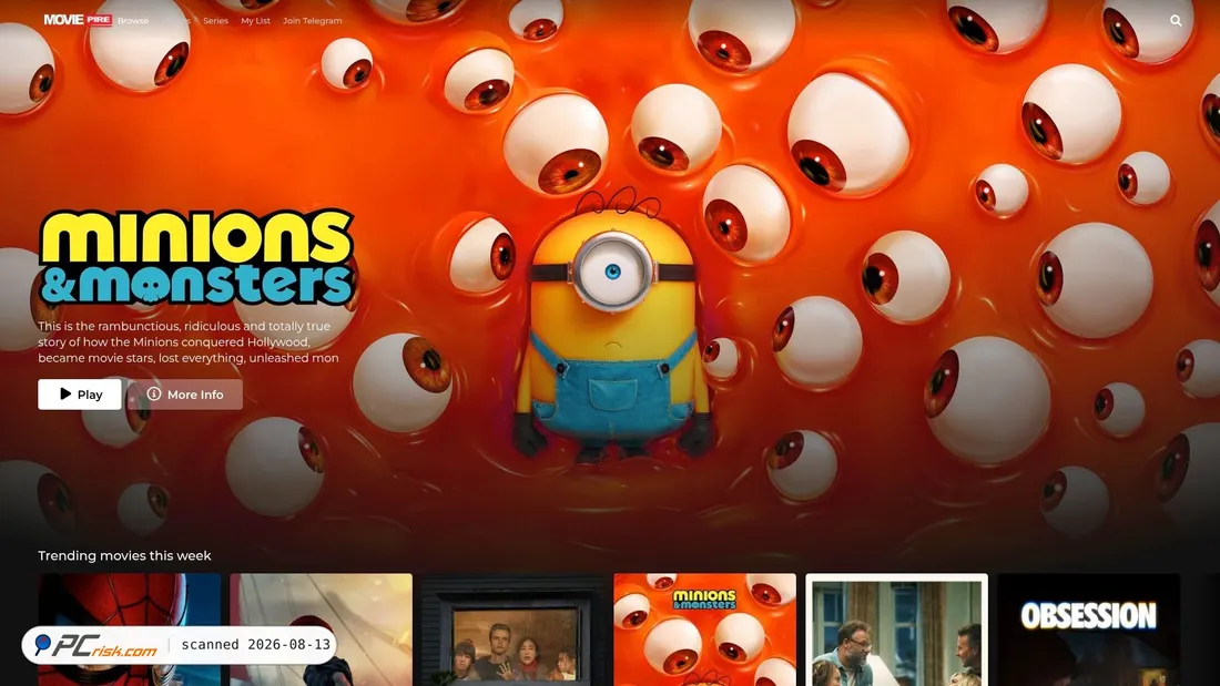 Screenshot of moviepire.ru