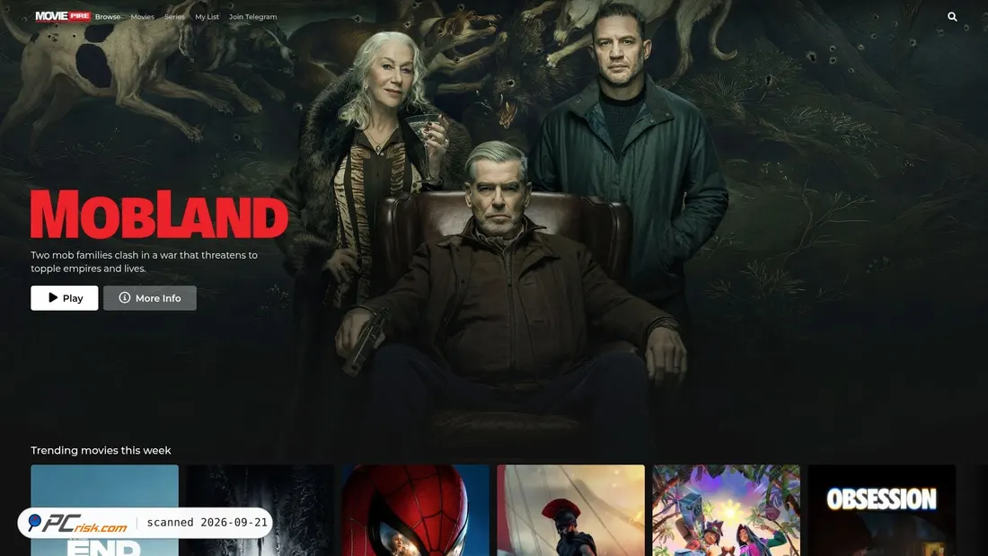 Screenshot di moviepire.ru