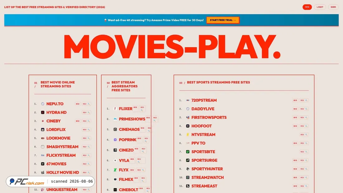 Screenshot of movies-play.com