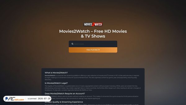 movies2watchtv.tv Screenshot