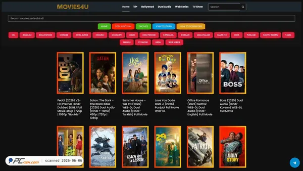 movies4u.as screenshot