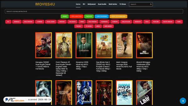 movies4u.as screenshot