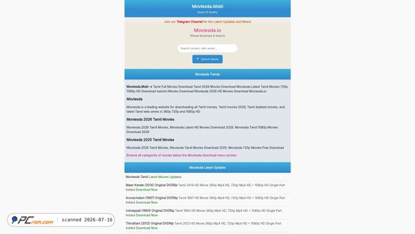 moviesda32.com screenshot