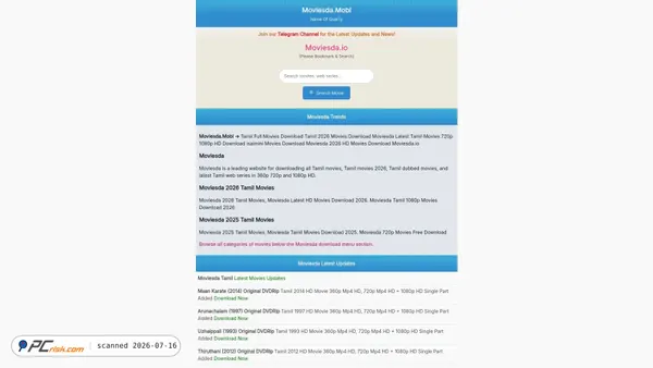 moviesda32.com screenshot
