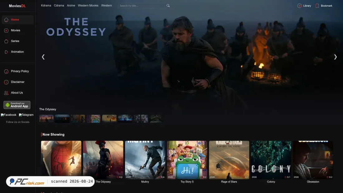 Screenshot of moviesdl.cc