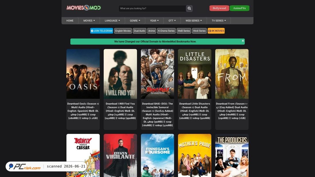 Screenshot of moviesmod.cafe