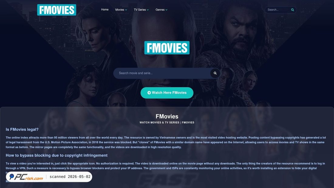 Screenshot von moviesonclick.net