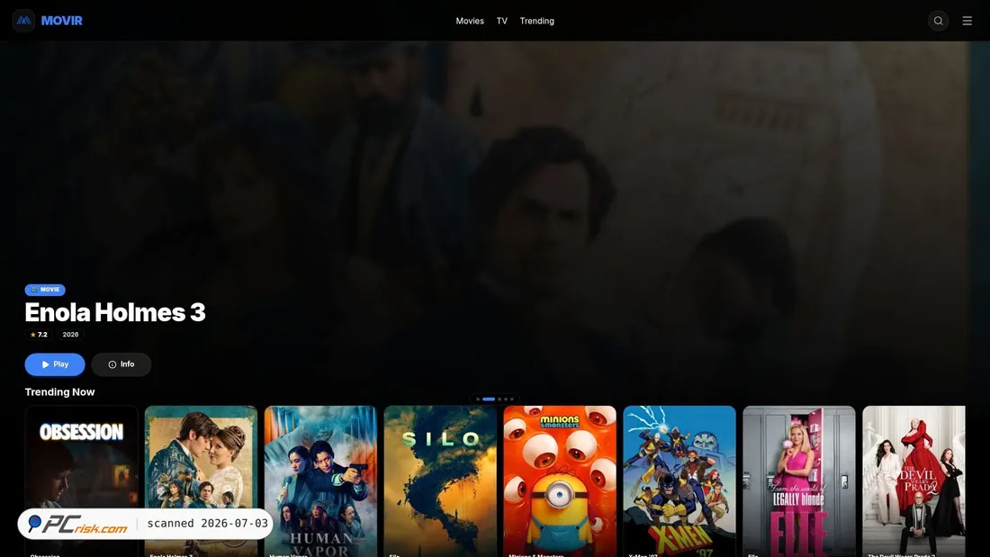 Screenshot of movir.lol