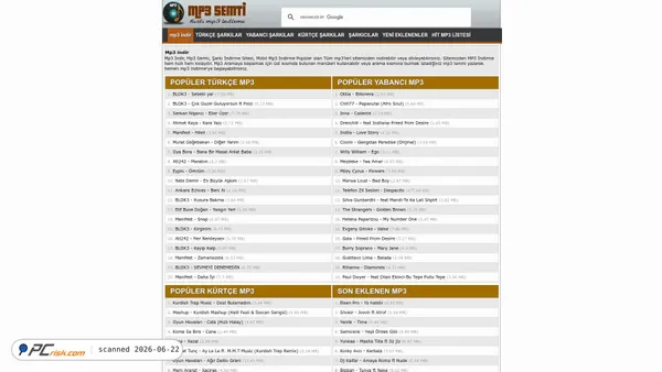 mp3semti.com screenshot