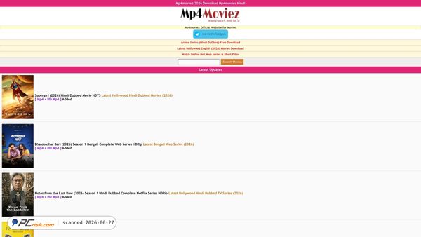 mp4moviez.ad screenshot
