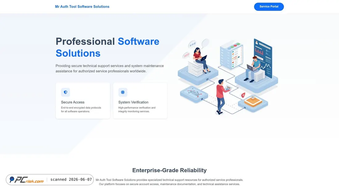 Screenshot of mrauthtool.com