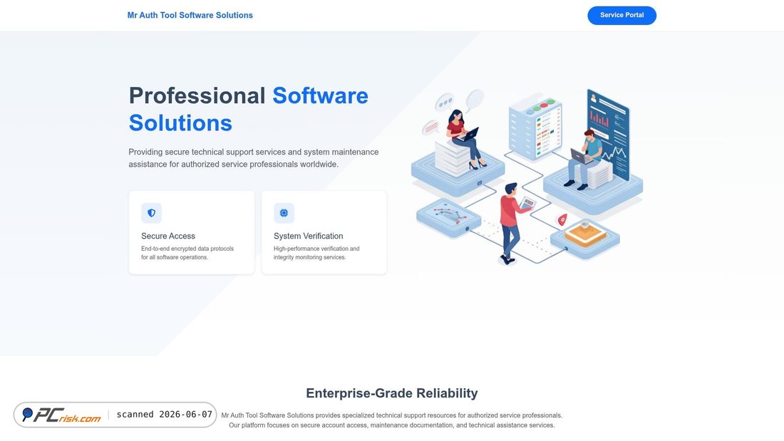 Screenshot di mrauthtool.com