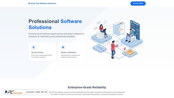 mrauthtool.com screenshot