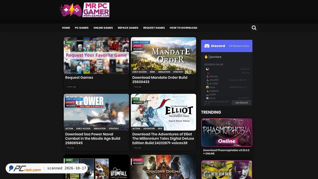 Screenshot di mrpcgamer.net