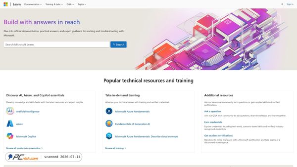 msdn.com screenshot