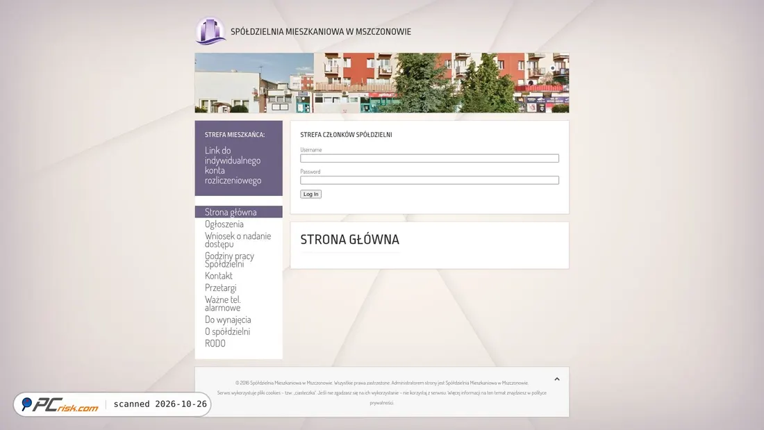Screenshot of mszczonowsm.pl