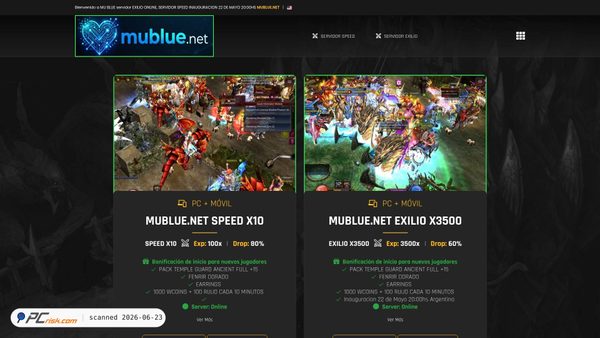 mublue.net screenshot