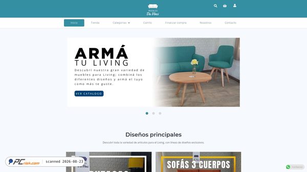 mueblesdavinci.com.uy screenshot