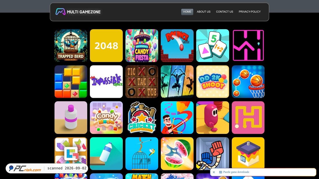 Screenshot von multigamezone.com