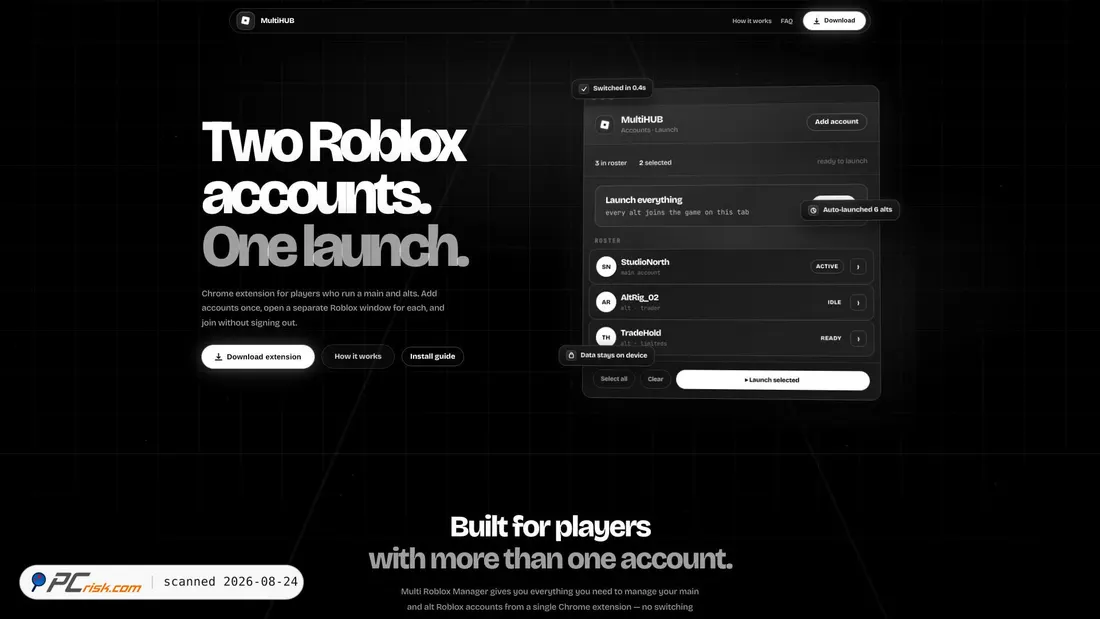 Screenshot of multiplay.at