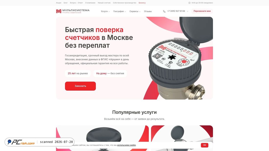 Screenshot of multisistema.org