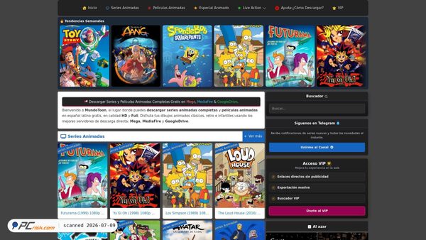mundotoon.com screenshot