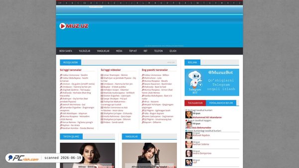 muz.uz screenshot