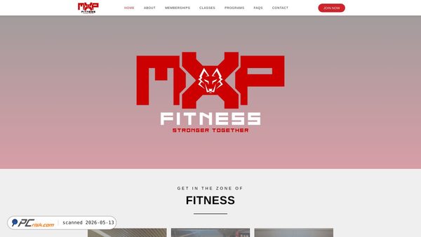 mxpfitness.co.uk screenshot