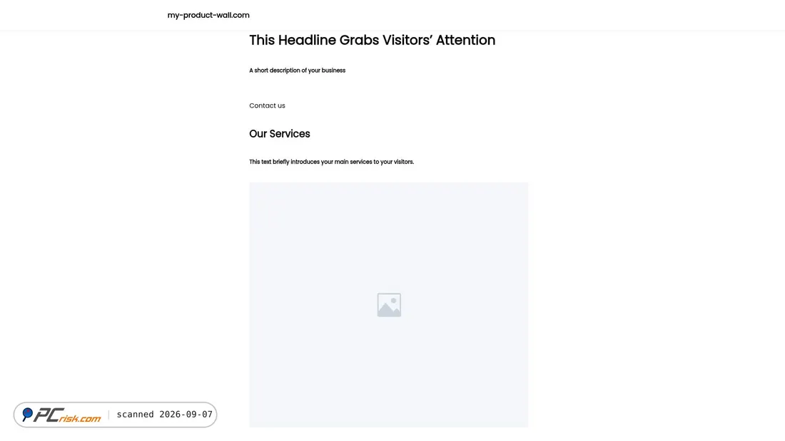 Screenshot of my-product-wall.com
