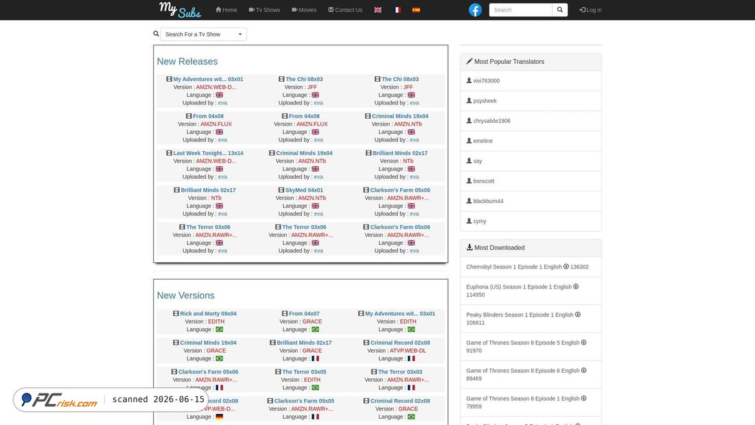 Screenshot of my-subs.co