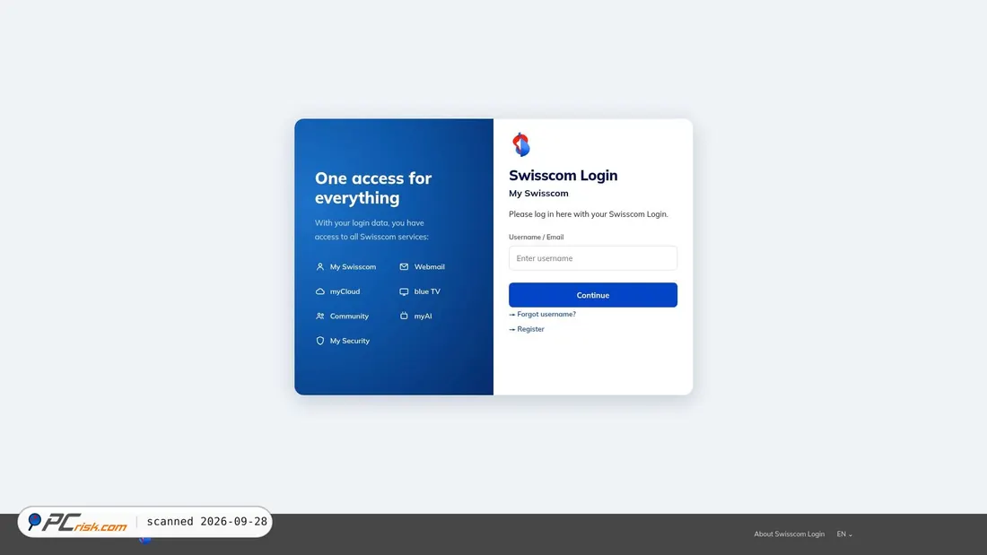 Screenshot of my-swisscomm.vercel.app