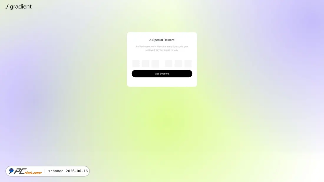 Screenshot of my.gradinate.network