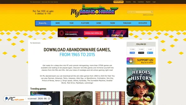 myabandonware.com screenshot