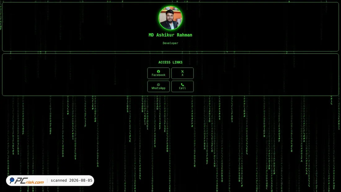 Screenshot of mybioid.netlify.app