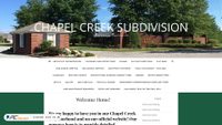 Captura de ecrã de mychapelcreek.com