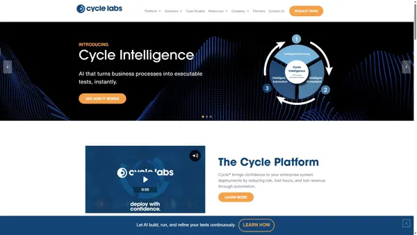 mycyclelabs.com Screenshot