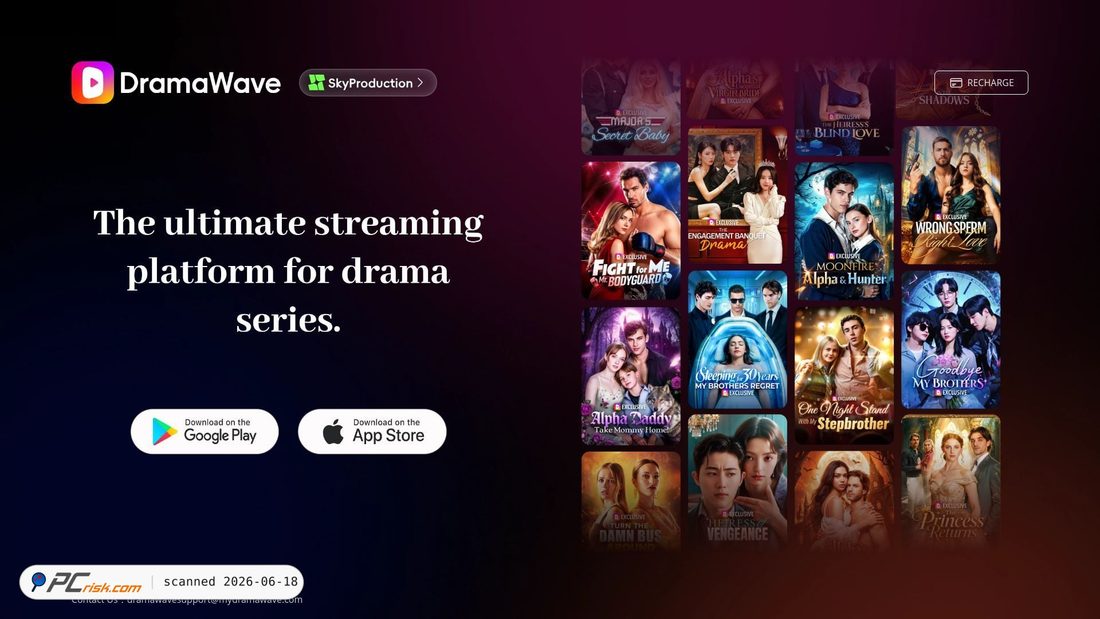 Screenshot of mydramawave.com