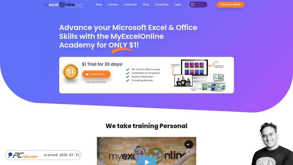 myexcelonline.com screenshot