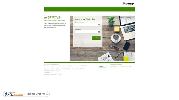 myfidelitysite.com screenshot