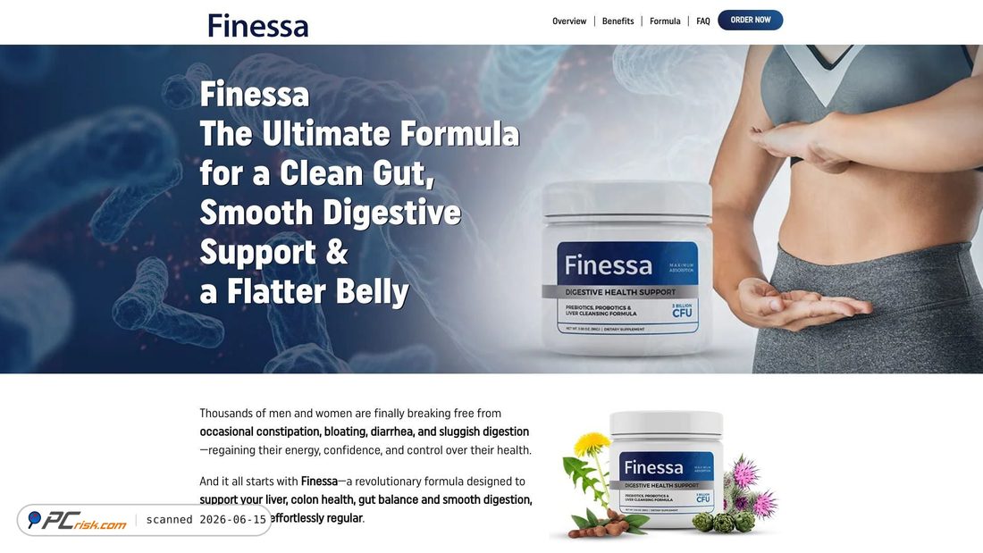 Screenshot von myfinessa.com