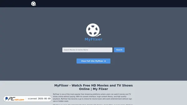 myflixerinfo.com screenshot
