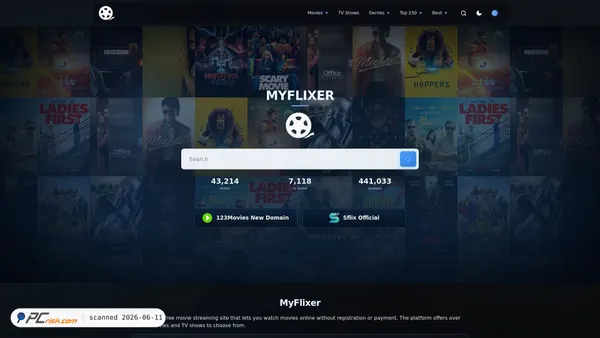 myflixerz.day screenshot