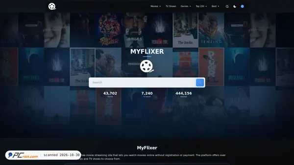 Captura de myflixerz.day
