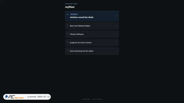 myflixir.com screenshot