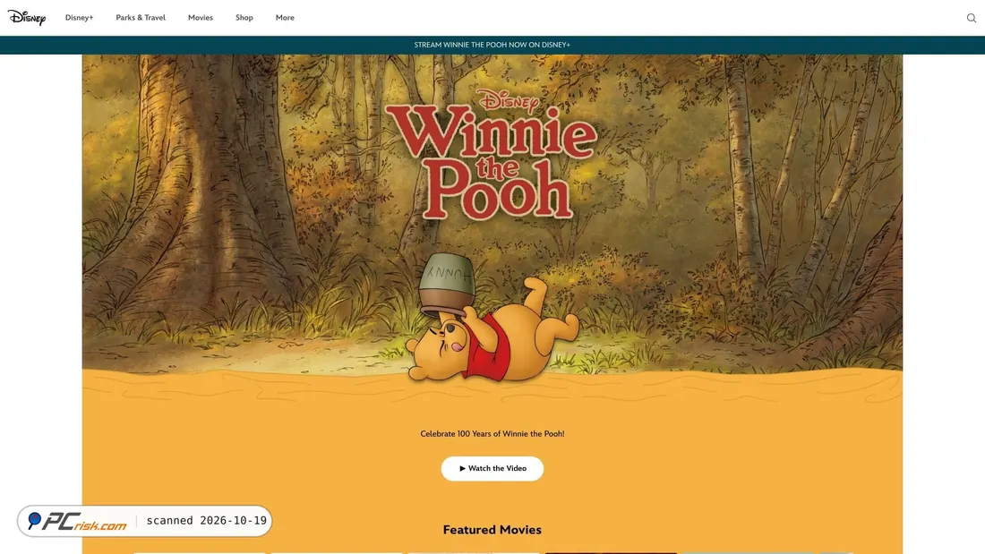 Screenshot von myfriendstiggerandpoohdvd.com