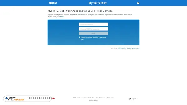myfritz.net Screenshot