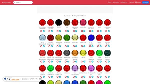 myinstants.com screenshot