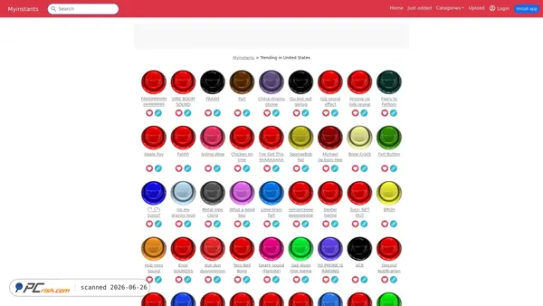 myinstants.com screenshot