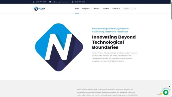 Captura de mynexgenventures.com