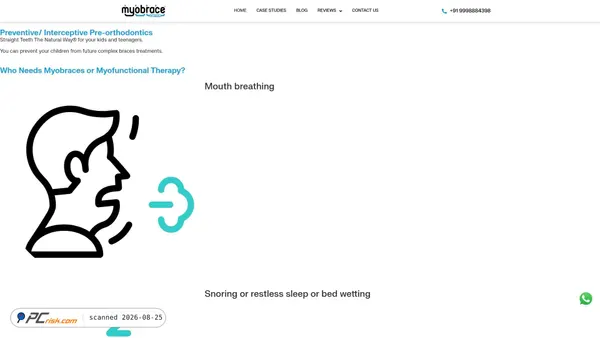 myobracehyderabad.com screenshot